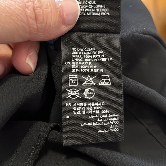 & OTHER STORIES FLORAL PRINTED RUFFLE BIB MIDI DRESS - Picture 14 of 15